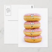 toren van het roze briefkaart van (Voorkant / Achterkant)