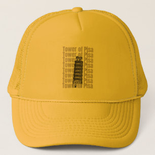 Toren van Pisa. Beroemde toren van Italië. estheti Trucker Pet