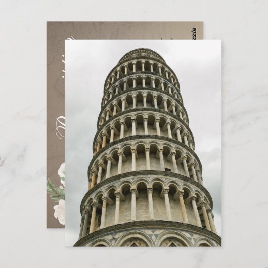 Toren van Pisa Bruidsfeest spel Postcard Briefkaart (Voorkant / Achterkant)
