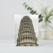 Toren van Pisa  Bruidsspel Game Postcard Briefkaart (Staand voorkant)