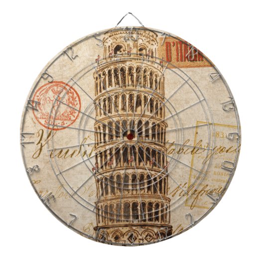  toren van Pisa Dartbord