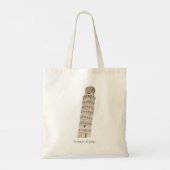 Toren van Pisa - Italië Architectuur Landmark Tote Bag (Achterkant)