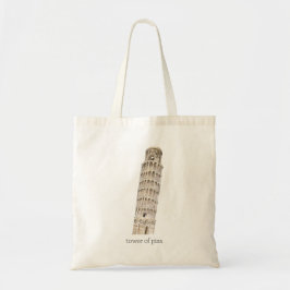 Toren van Pisa - Italië Architectuur Landmark Tote Bag