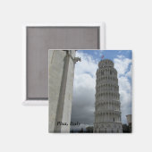 Toren van Pisa, Italië Magneet (Voorkant / Achterkant)