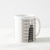 Toren van Pisa Koffiemok (Voorkant rechts)