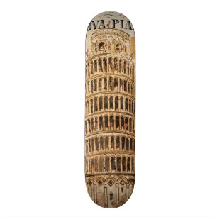  toren van Pisa Persoonlijk Skateboard