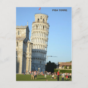 Toren van Pisa Torre Italië Feestdagenkaart