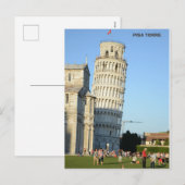 Toren van Pisa Torre Italië Feestdagenkaart (Voorkant / Achterkant)