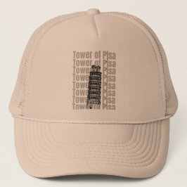 Toren van Pisa Trucker Pet