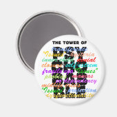 Toren van Psychobabble Magneet (Voorkant / Achterkant)