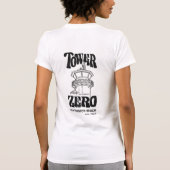 Toren Zero (Dames) Huntington Beach Pier, Ca T-shirt (Achterkant)
