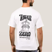 Toren Zero (Mannen) Huntington Beach Pier, Ca  T-shirt (Achterkant)