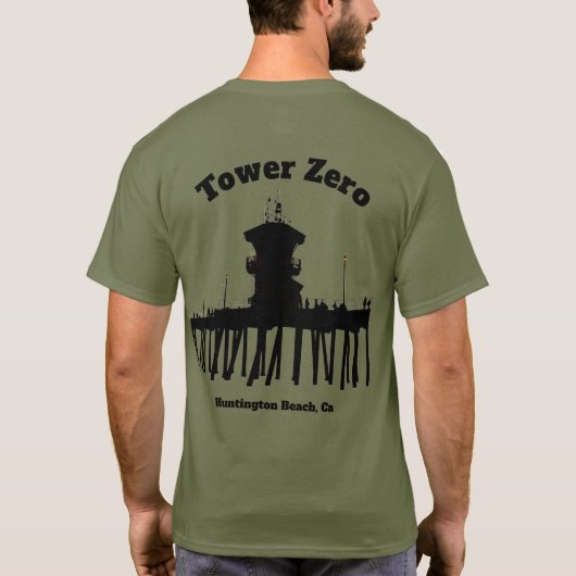 Toren Zero Silhouette T-shirt (Achterkant)