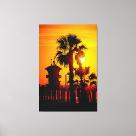 Toren Zero Zonsondergang (Canvas 60" x 40") Canvas Afdruk