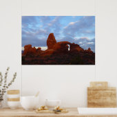 Torenboog bij zonsopgang in Arches National Park Poster (Keuken)
