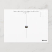 Torenbrug in de jaren negentig briefkaart (Achterkant)