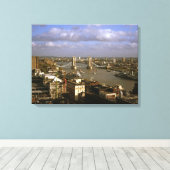 Torenbrug in de jaren negentig canvas afdruk (Insitu (Houten vloer))