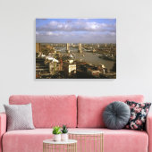 Torenbrug in de jaren negentig canvas afdruk (Insitu (Woonkamer))