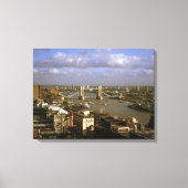 Torenbrug in de jaren negentig canvas afdruk (Voorkant)