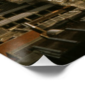 Torenbrug in de jaren negentig perfect poster (Hoek)