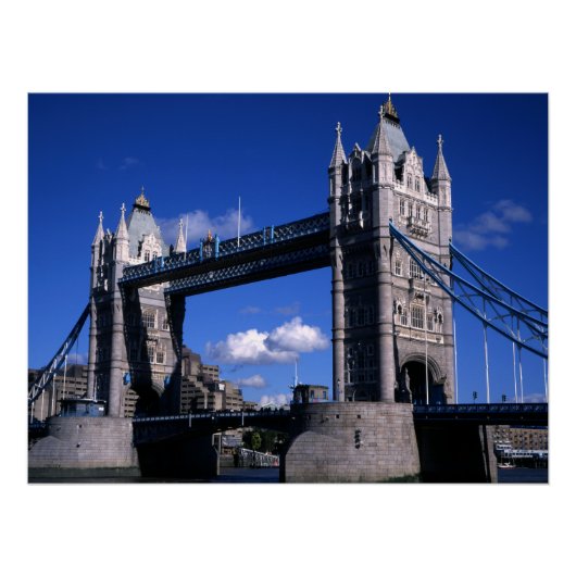 Torenbrug in de jaren negentig perfect poster (Voorkant)