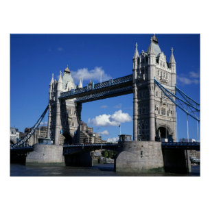 Torenbrug in de jaren negentig perfect poster