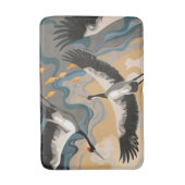 torenhoge hijskranen boven de rivier badmat (Voorkant Verticaal)