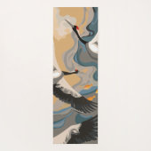 torenhoge hijskranen boven de rivier yogamat (Achterkant)