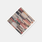 Torenhoge muur van boeken Gefeliciteerd Custom Nam Servetten (Hoek)