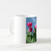 torenhoge tulpen koffiemok (Voorkant links)