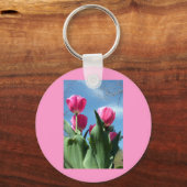 torenhoge tulpen sleutelhanger (Voorkant)