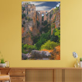 TORENHOOG BOVEN - RONDA, SPANJE CANVAS AFDRUK (Insitu (Woonkamer))