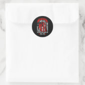 Torenklimmer ronde sticker (Tas)