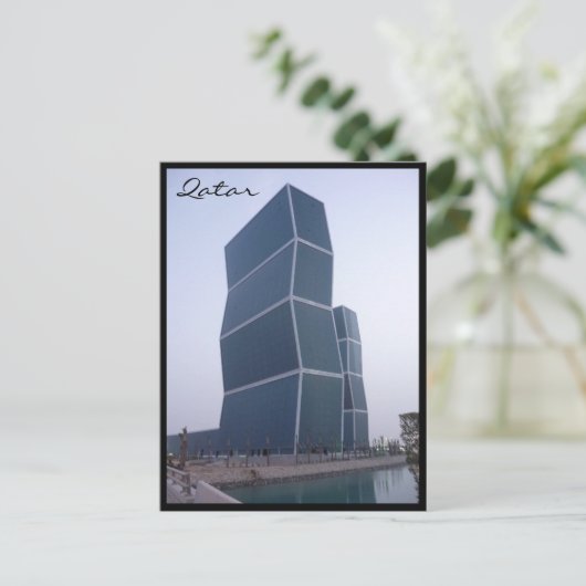 torens doha briefkaart (Staand voorkant)