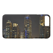 Torens in Dubai Marina bij nacht Case-Mate iPhone Case (Achterkant (Horizontaal))