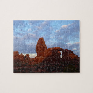 Torenspitsboog bij zonsopgang I Arches National Pa Legpuzzel
