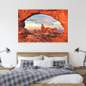 Torentboog - Arches National Park Canvas Afdruk (Insitu (Slaapkamer))