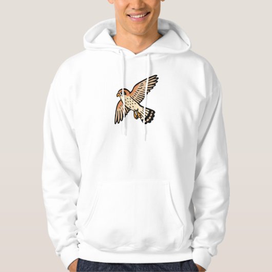 Torenvalk in de lucht hoodie (Voorkant)
