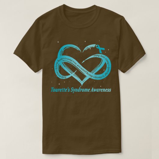 Torette's Syndrome Warrior T-shirt (Design voorkant)