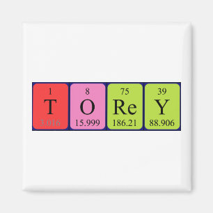 Torey periodieke table name magnet