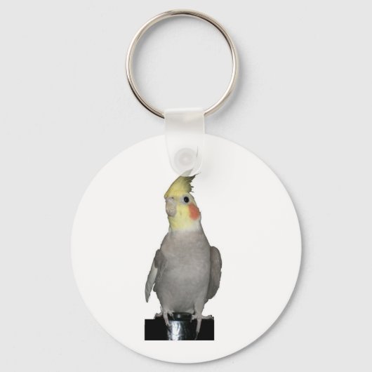 Tori de majestueuze cockatiel sleutelhanger (Voorkant)