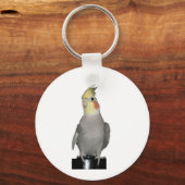 Tori de majestueuze cockatiel sleutelhanger (Voorkant)