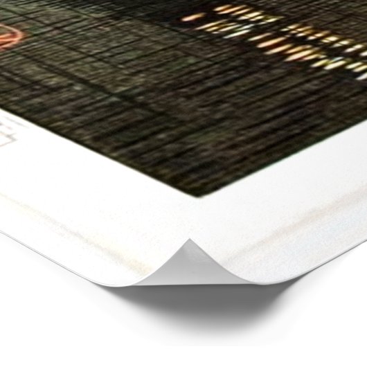 Tori en Lake Scene Ukiyo-e Poster (Hoek)