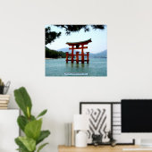 Torii gate, Itsukushima Shrine, Japan Poster (Thuiskantoor)