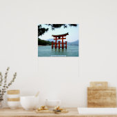 Torii gate, Itsukushima Shrine, Japan Poster (Keuken)