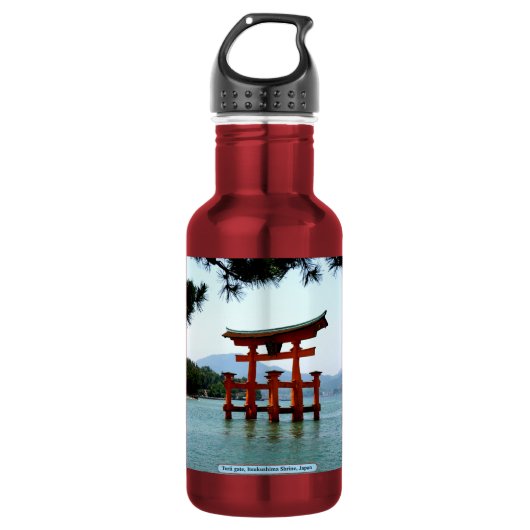 Torii gate, Itsukushima Shrine, Japan Waterfles (Voorkant)