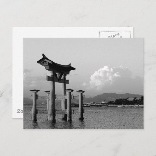 Torii Gate op Miyajima Briefkaart (Voorkant / Achterkant)