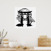 Torii Gate Poster (Keuken)