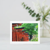 Torii Gates, Nezu Shrine: Tokyo, Japan Briefkaart (Staand voorkant)
