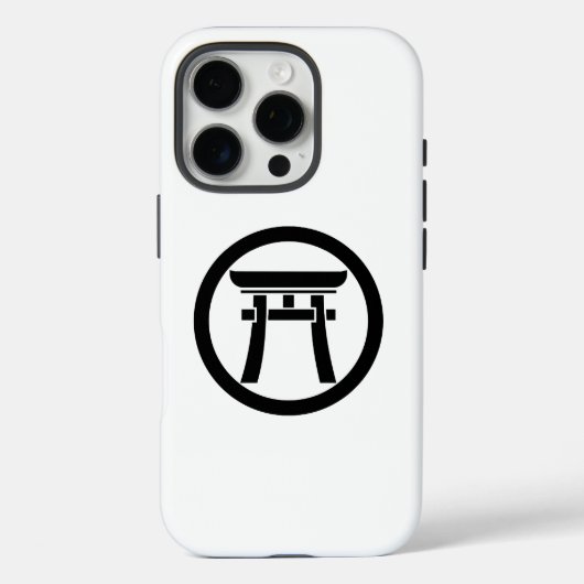 Torii in een cirkel Case-Mate iPhone case (Achterkant)